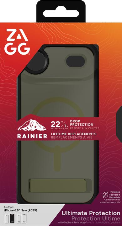 Produktbild Zagg Case für Apple iPhone Air Rainier Snap mit Kickstand sea kelp (Apple iPhone 17)