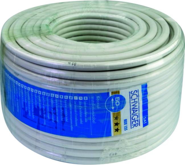 Actual product image Schwaiger SAT coaxial cable 135 dB (135 dB, Satellite cable)