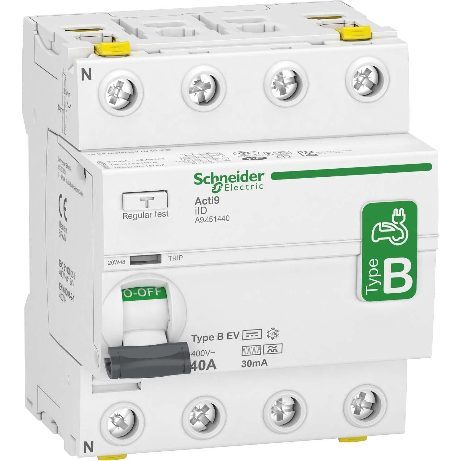 Schneider Electric, Schutzschalter, FI-Schalter