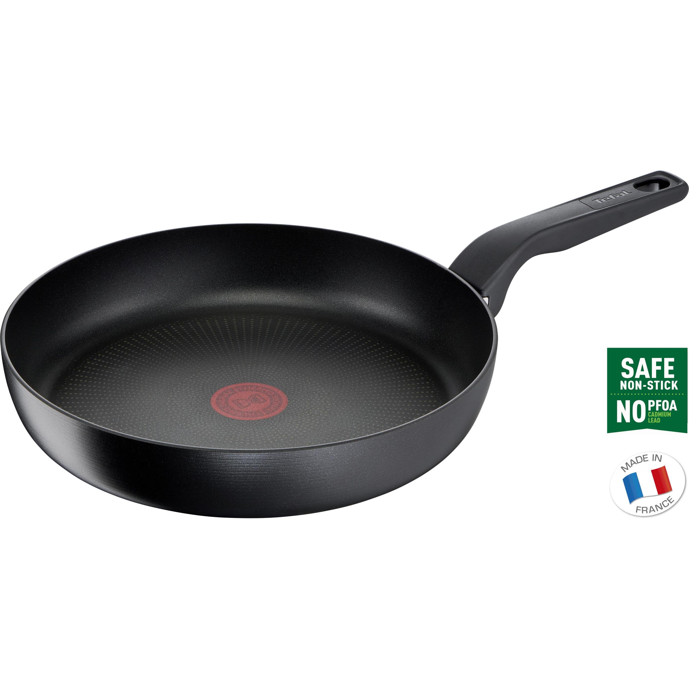 Tefal TEF Bratpf. Hard Tit. Pro, Pfanne + Kochtopf, Schwarz