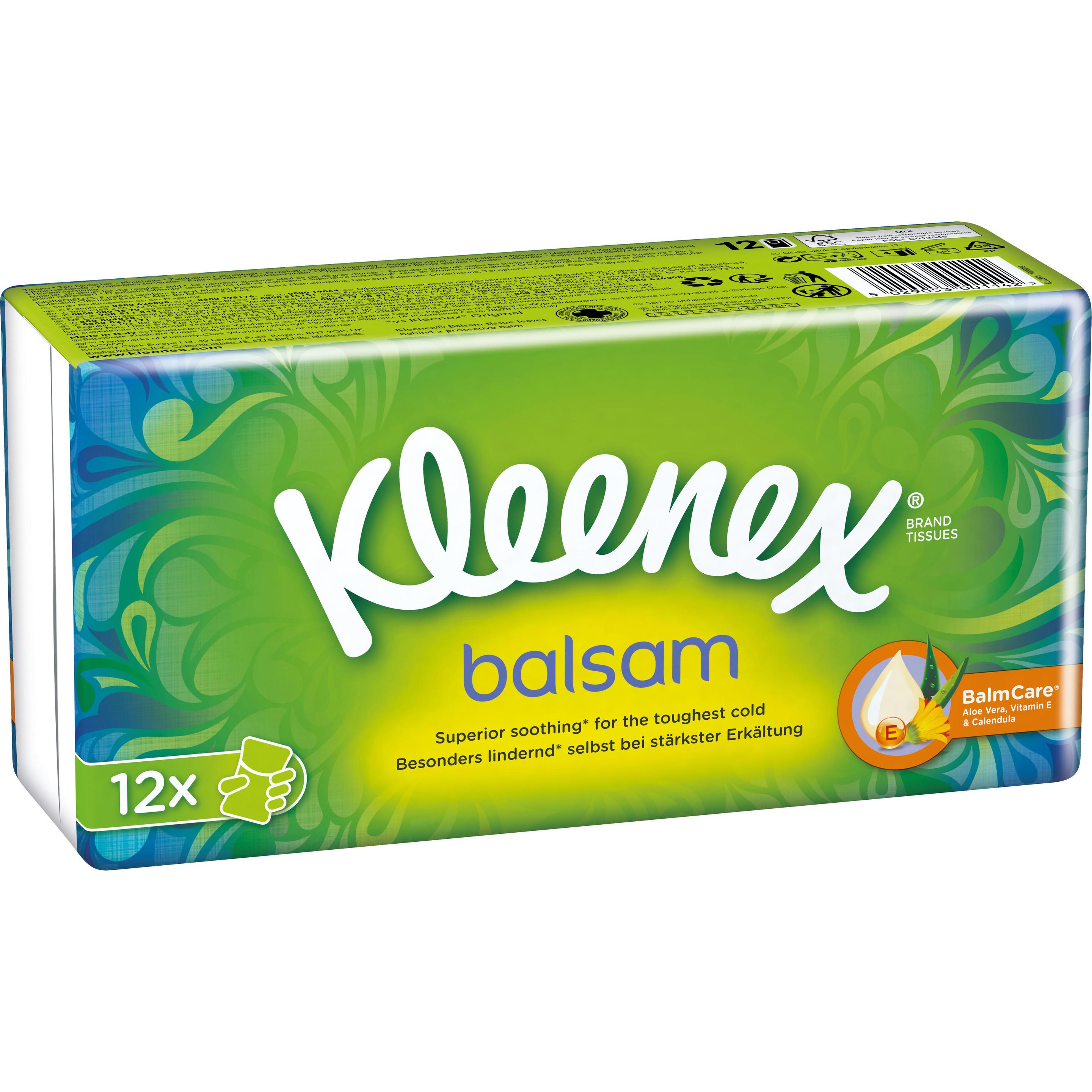 Thumbnail - Kleenex, Taschentücher + Kosmetiktücher, Balsam
