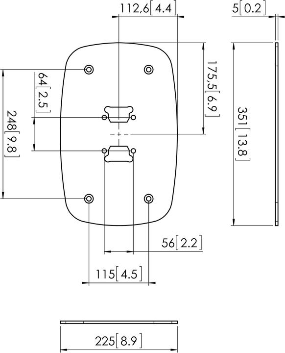 Immagine prodotto Vogels PFF 7060 Piastra di montaggio a pavimento