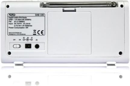 Image du produit Xoro DAB 100 (FM, DAB+ DAB)