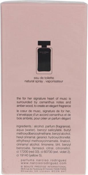 Actual product image Narciso Rodriguez for Her (Eau de toilette, 100 ml)