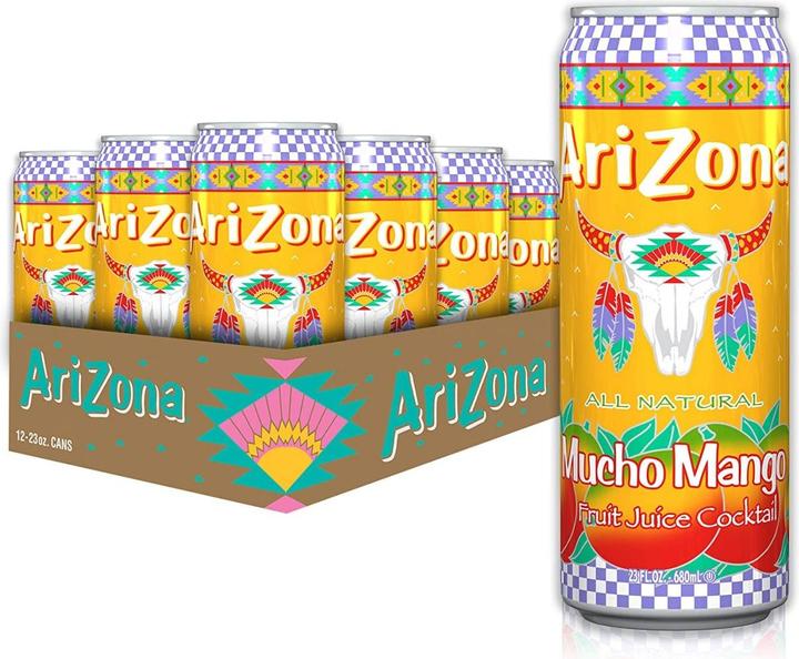 Actual product image AriZona Mucho Mango box 24 x 680 ml (24 x 68 cl)