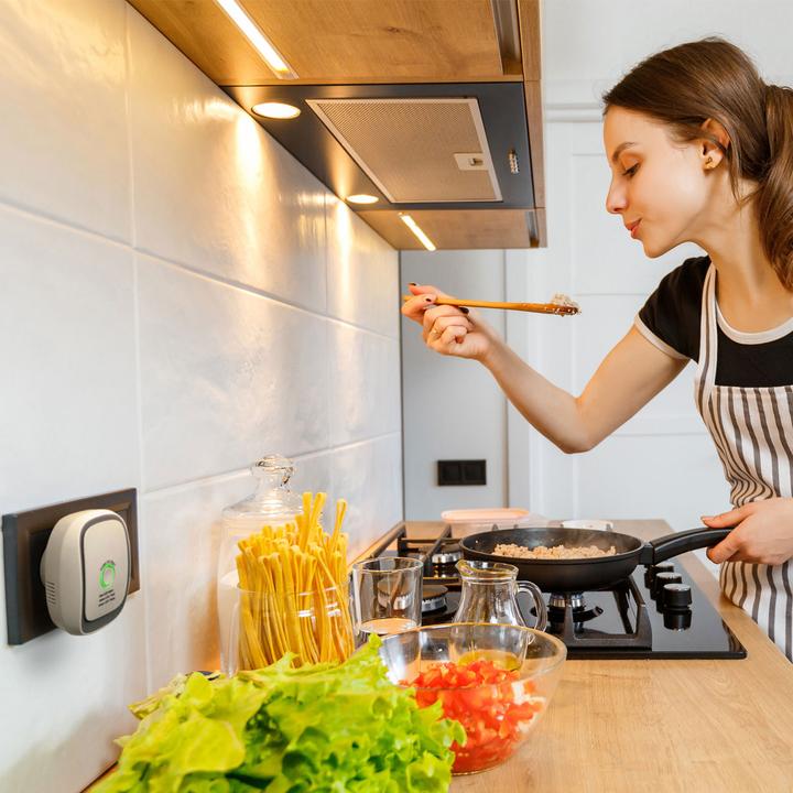 Produktbild Alecto 2er-Set Gasmelder für die Steckdose – Methan & Erdgas Detektor mit 70dB Alarm & LED-Ring – EN50194 z