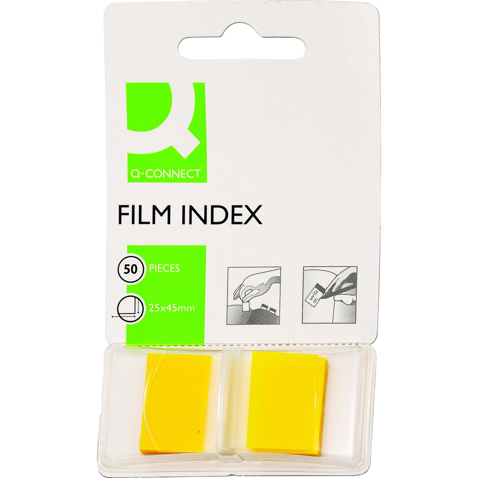 Q-Connect, Haftnotiz, Index (25 x 43 mm)