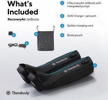 Actual product image Therabody RecoveryAir JetBoots