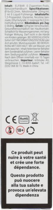 Actual product image Elfbar Elfa Pro (Lemon, Raspberry)