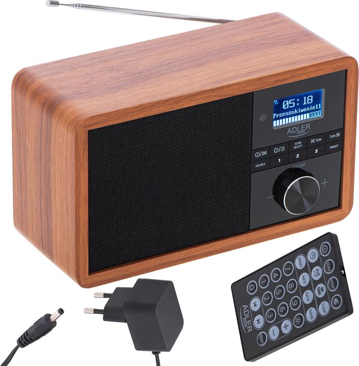 Image du produit Adler AD 1184 (DAB+ DAB, AM, FM, Bluetooth)