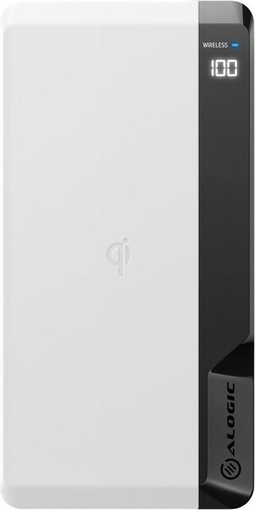 Actual product image Alogic PowerBank USB-C 10k mAh Wireless fast charging (10000 mAh, 15 W, 37 Wh)