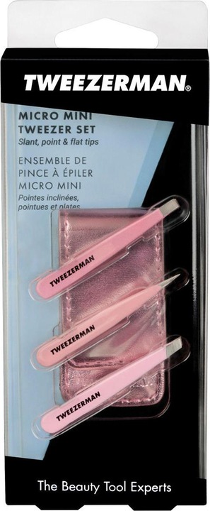 Produktbild Tweezerman Micro Mini Pinzetten Set Pink