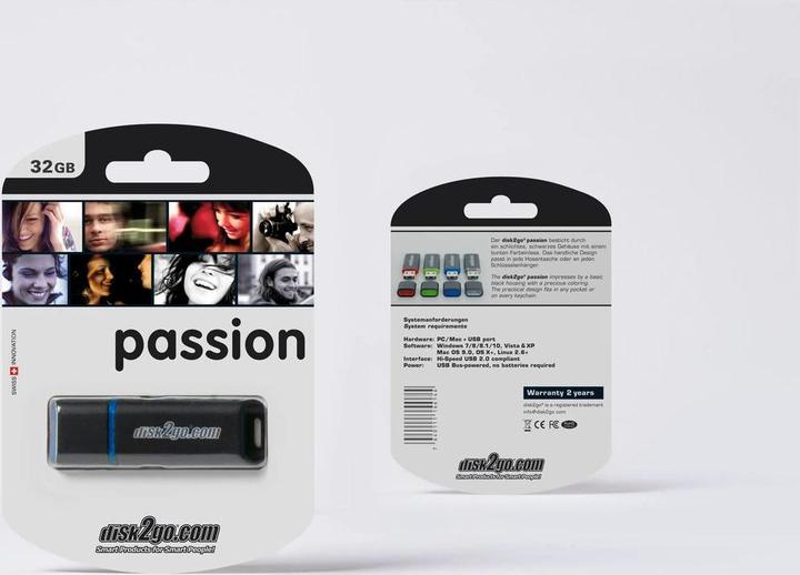 Image du produit Disk2go passion 2.0 (32 Go, USB-A)