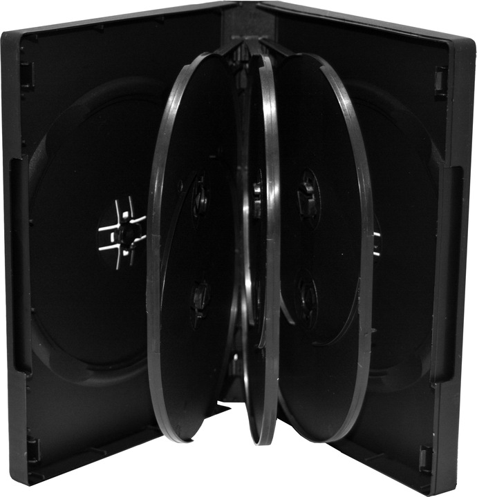 Image du produit MediaRange DVD-Leerhülle für 8 Discs