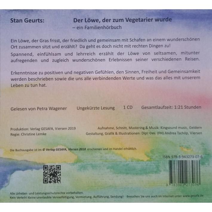Thumbnail - Geurts:Der Löwe, der zum Vegetarier.CD, Hörbücher