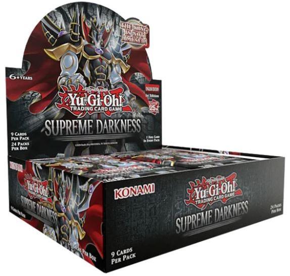 Actual product image Yu-Gi-Oh Supreme Darkness Booster Box EN (English, Booster display)