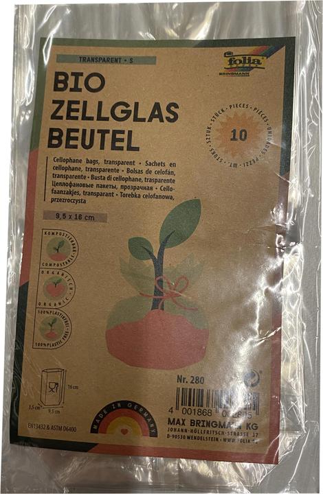 Actual product image Folia Cellophane bags (10 x)