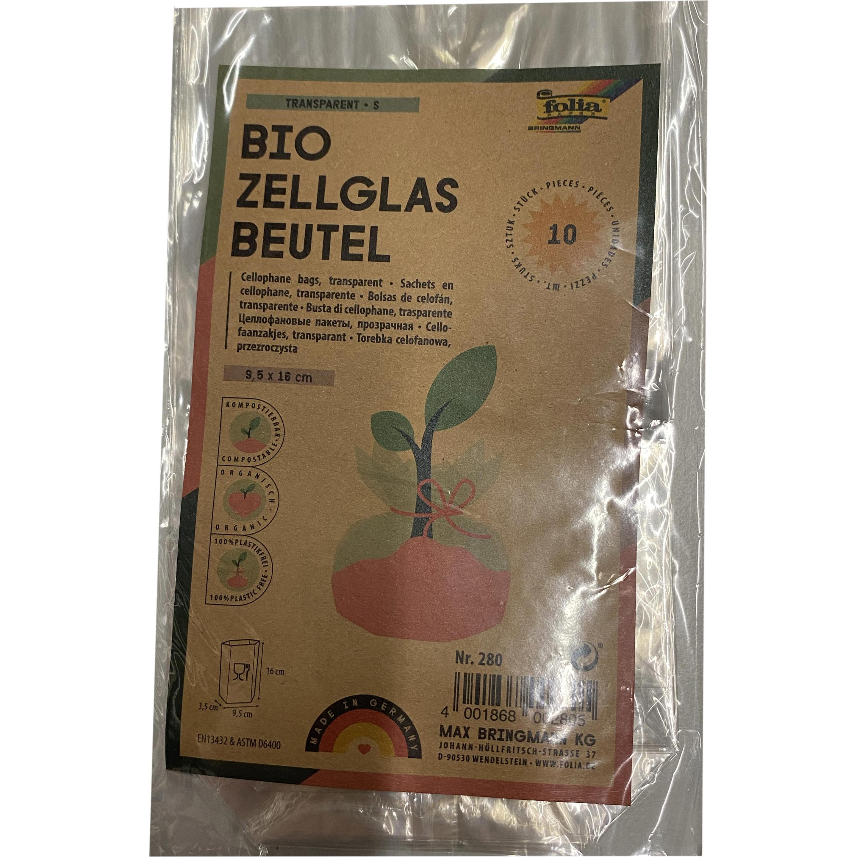 Folia Cellophantüten, Lebensmittelverpackung, Transparent