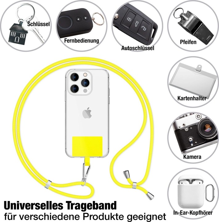 Productafbeelding Nalia Universele mobiele telefoonketting met pad
