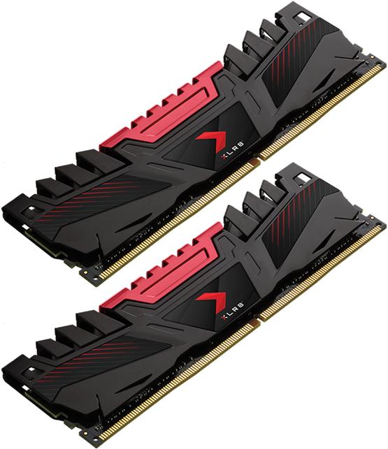 Produktbild PNY 2x, DD4 CL16 (2 x 8GB, 2666 MHz, DDR4-RAM, DIMM)