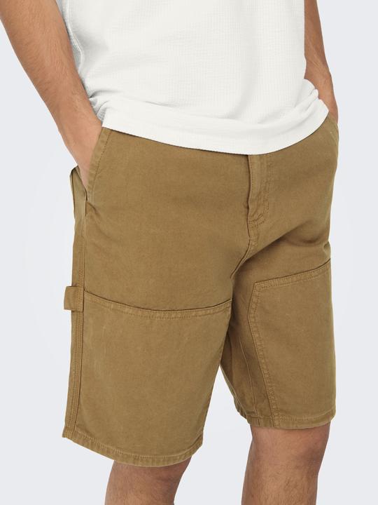 Actual product image Only & Sons ONSEDGE Locker geschnitten Shorts Shorts (XXL)