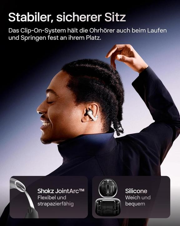 Produktbild Shokz OpenDots One Open-Ear-Kopfhörer (40 h, Kabellos)