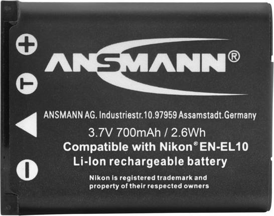 Actual product image Ansmann A-Nik EN-EL10 (Camera battery)