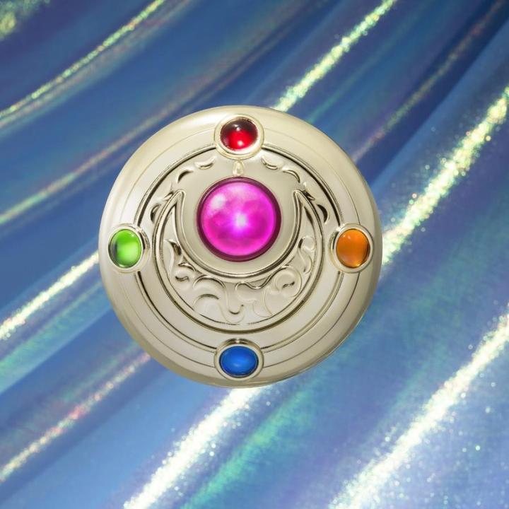 Actual product image Bandai Namco Sailor Moon Proplica Replik Verwandlungsbrosche & Verwandlungsfüller Set Brilliant Color Edition