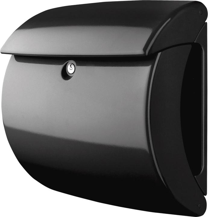 Produktbild Burg Wächter Briefkasten Kunststoff BxHxT 400/380/178 mm Piano 886 schwarz Öffnungsstopp