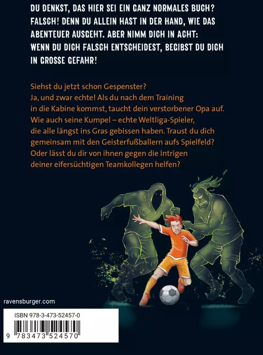 Produktbild Ravensburger Das Fussball-Geisterspiel der 1000 Gefahren (Deutsch, Fabian Lenk, Stefani Kampmann, 2022)