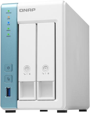 Produktbild QNAP AnnapurnaLabs Alpine AL314., SO-DIMM DDR3, Flash,./3.5 SATA, 2x RJ-45, 3x USB 3.2