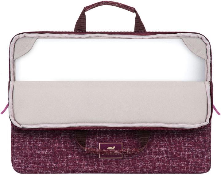 Produktbild Rivacase Laptop-Hülle mit Griffen, Burgunderrot (13.30", Universal)