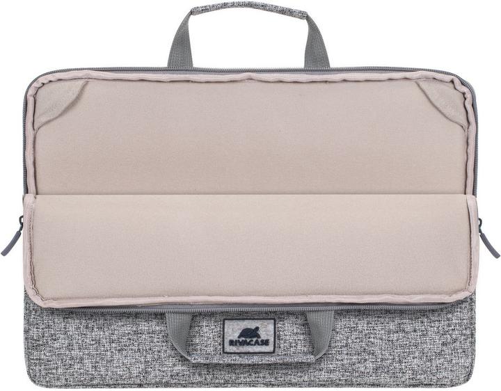 Produktbild Rivacase Laptop-Hülle mit Griffen, Hellgrau (15.60", Universal)