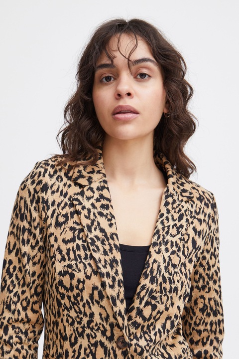 Actual product image Ichi IHKATE LEOPARD JACQUARD BL 20120652 (M)