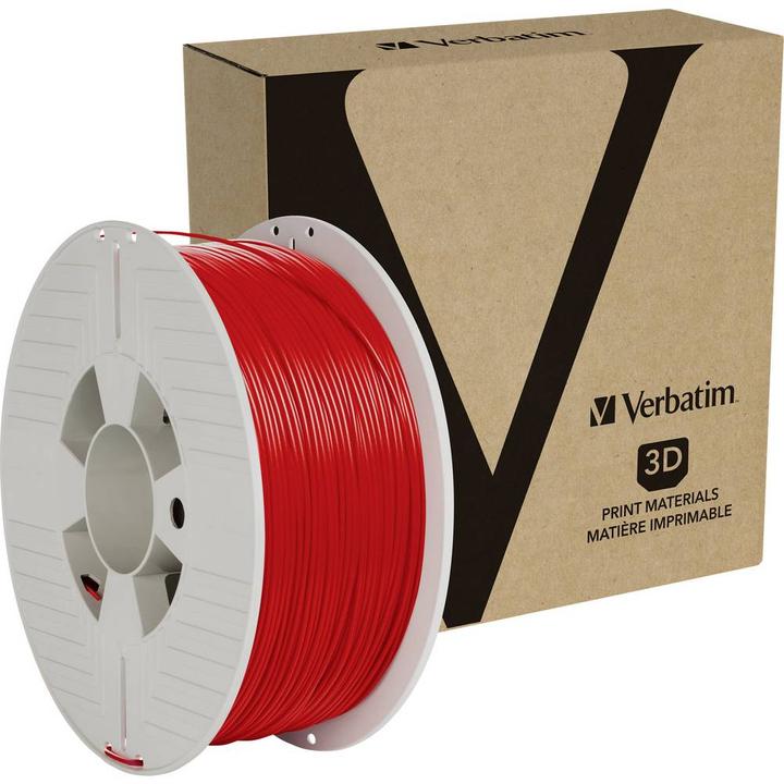 Produktbild Verbatim Rot, RAL 3020 - 1 kg - 396 m - ABS-Filament (3D) (ABS, 1.75 mm, 1000 g)