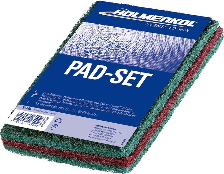 Image du produit Holmenkol Pad-Set Découpe de grattage et de polissage (Affûteur de bords)