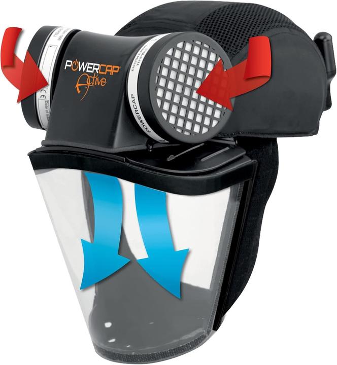 Actual product image POWERCAP Active respiratory protection, face protection