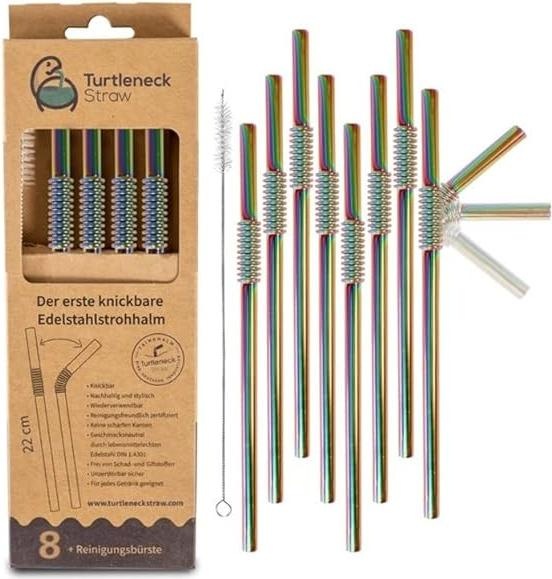 Image du produit Turtleneck Straw Pailles à boire (8 x)