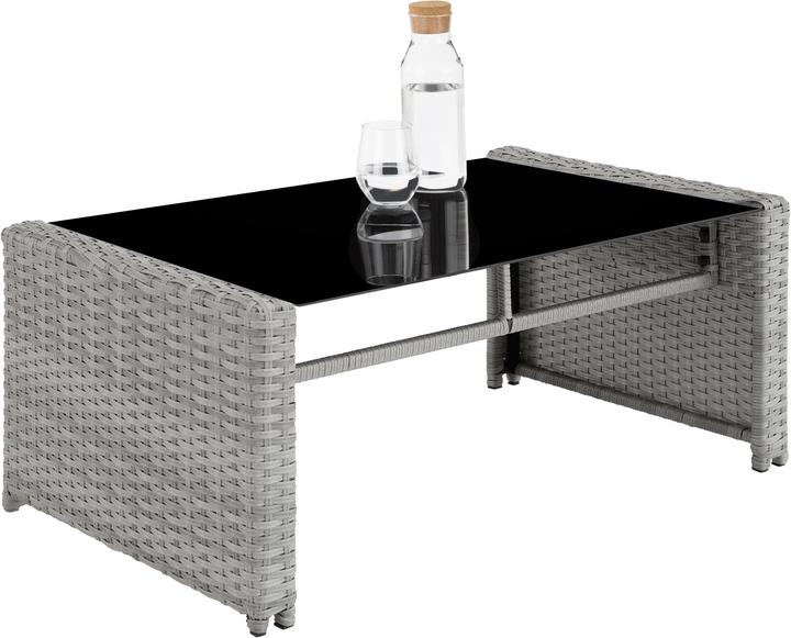 Actual product image tectake Rattan garden furniture lounge Lucca, variant 2