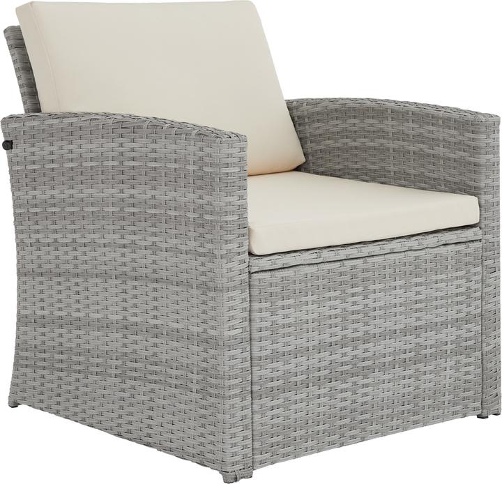 Actual product image tectake Rattan garden furniture lounge Lucca, variant 2