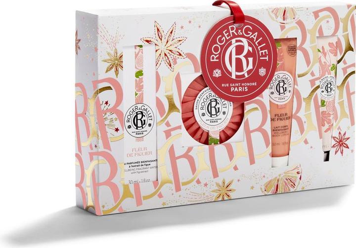 Produktbild Roger & Gallet Weihnachtsset Grosses Pflegeritual Fleur de Figuier Duftendes Wohlfühl-Wasser 30ml (Körperpflegeset)