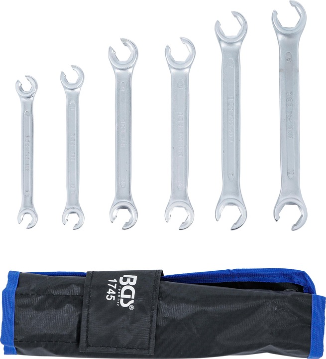 Actual product image BGS Open double ring spanner set