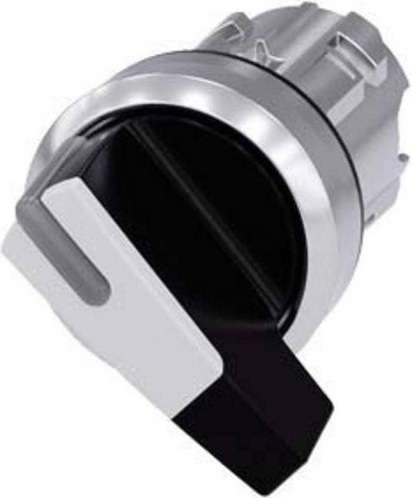Actual product image Siemens Toggle switch 2stuf bel.b ws rectangular 3SU1052-2CC60-0AA0