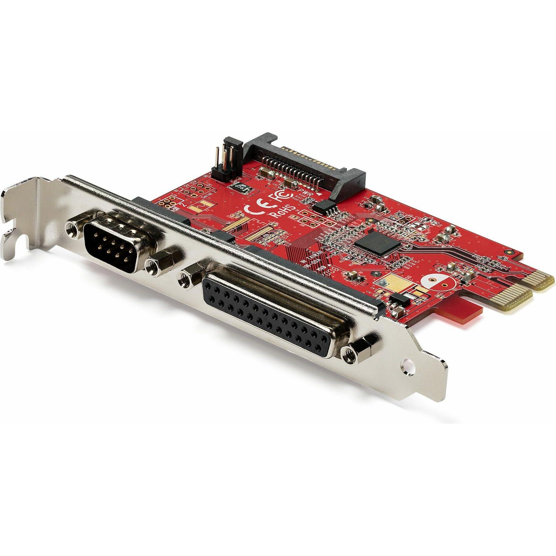 Startech Scheda Pcie Con Interfaccia Seriale E Parallela - Adattatori Combi Pci Express, Scheda Controller