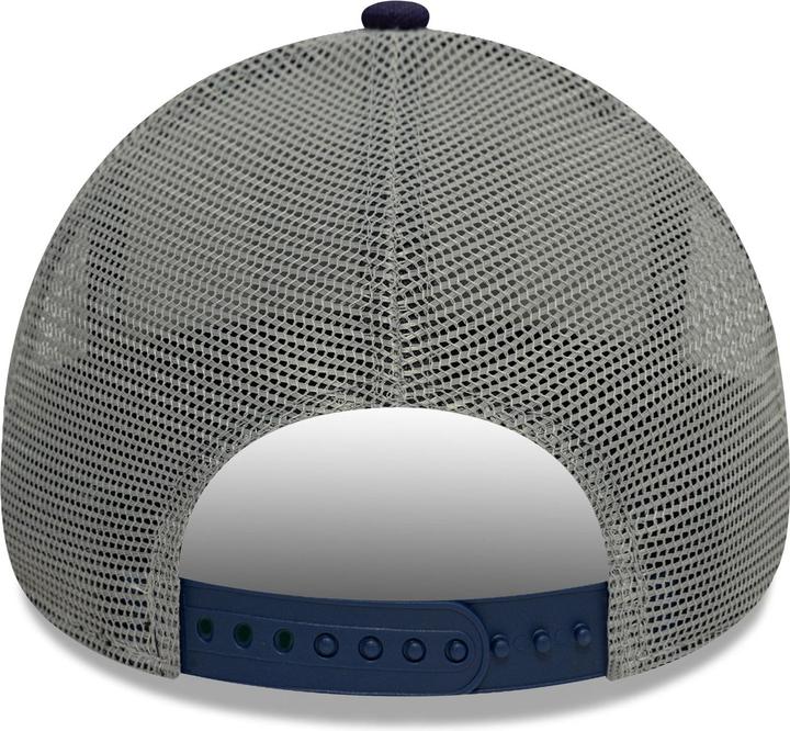 Produktbild New Era A-Frame Mesh Trucker Cap - Brand Patch Weiss (One Size)