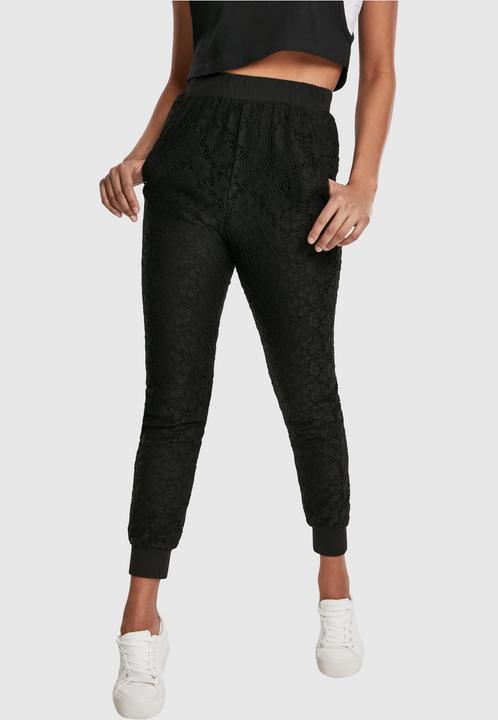 Actual product image Urban Classics Ladies Lace Jersey Jog Pants (L)