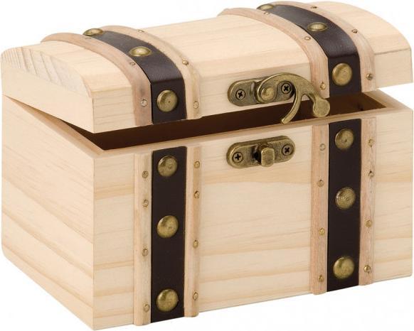 Actual product image Glorex Treasure chest, pine NZ