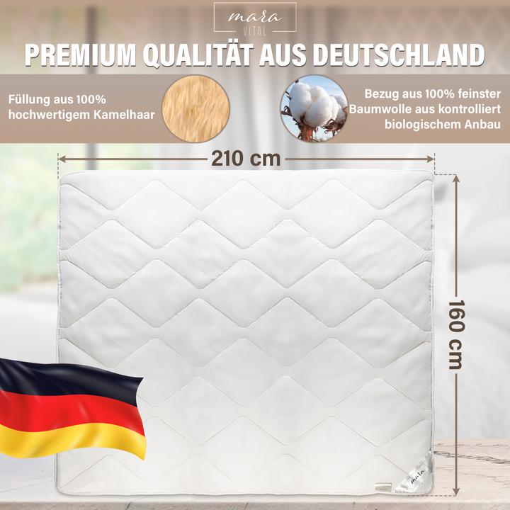 Actual product image Mara Vital Camel hair blanket (135 x 200 cm)