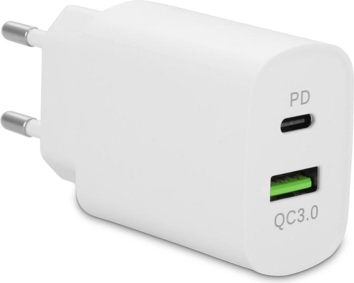 Actual product image LMP USB Wall Charger Dual Port USB-A / USB-C 18W (18 W)