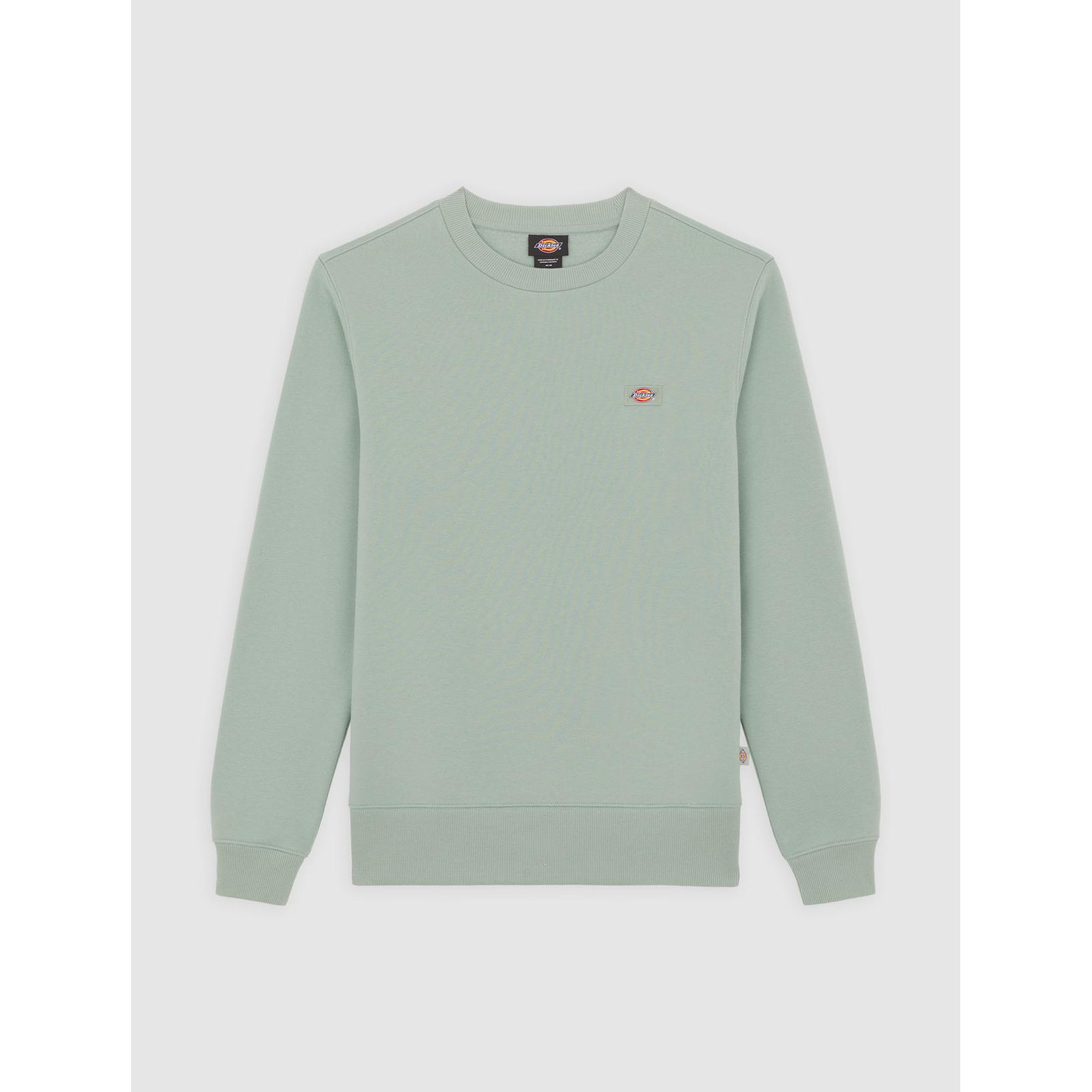 Dickies, Herren, Pullover, Oakport Sweatshirt Iceberg Green, Grau, (L)